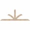 Ekena Millwork Richland Smooth Timber Gable Bracket, Douglas Fir, 72"W x 27"H x 3 1/2"D x 3 1/2"F, 9/12 Pitch GBW072X27X0404RIC00SDF - alternate 1